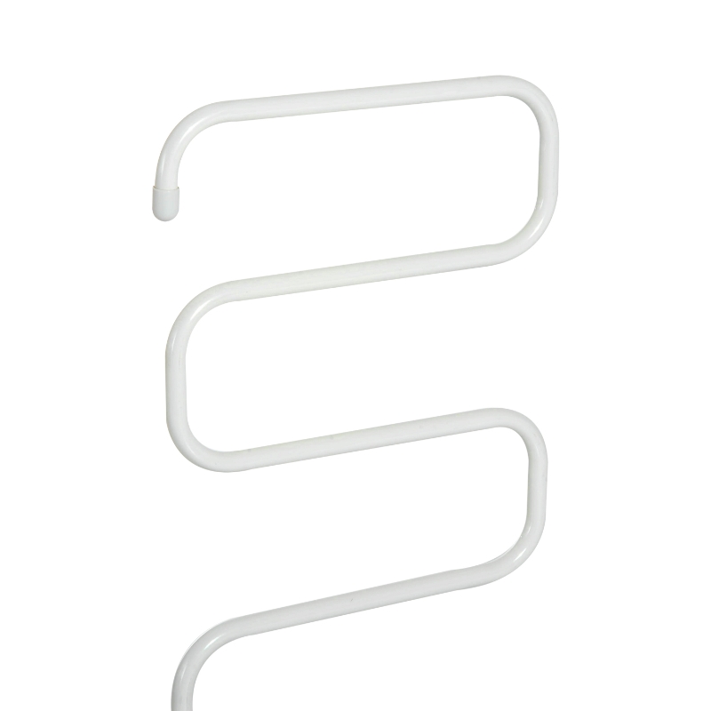 HOMCOM Sèche serviettes électrique 100 W sur pied 50 x 30 x 95 cm crème