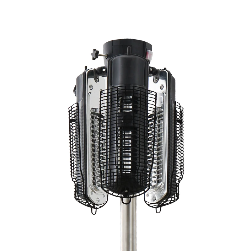 Outsunny Lampada Riscaldante per Esterni, 3 Livelli di Potenza e Bracci Pieghevoli, 100x100x8.5cm