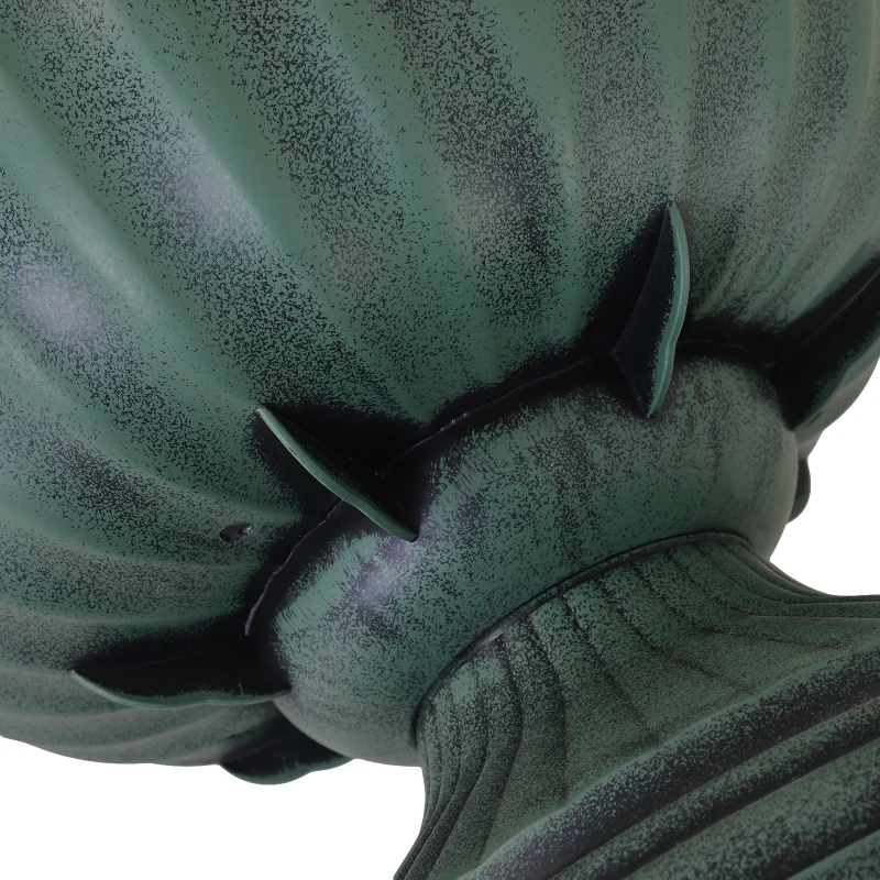 Outsunny bloembak plantenbak plantenpot bloemenstandaard drie verdiepingen vintage groen