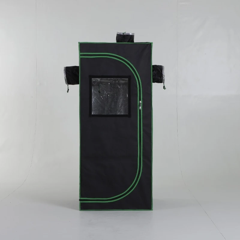 Outsunny Tenda da Coltivazione Idroponica in Mylar e Oxford 600D per Riflettere la Luce grow box grow tenda 60x60x140 cm