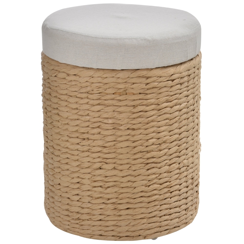 Tabouret de Rangement Ø 30 x 40 cm Beige