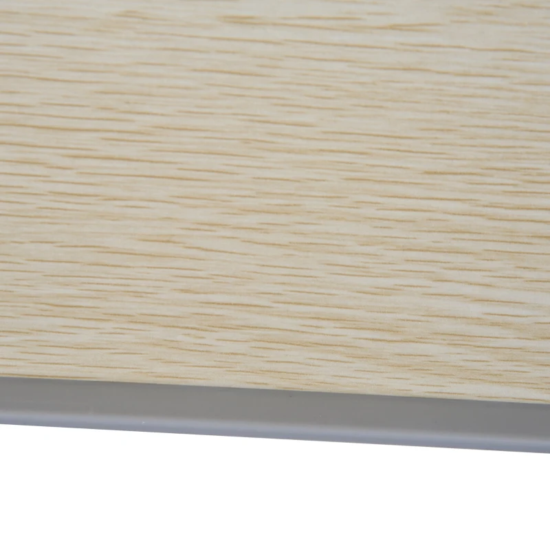 HOMCOM Tavolino da Letto per PC Colazione Regolabile Pieghevole Portatile Alluminio e Legno 54 × 30 × 22.5-32cm