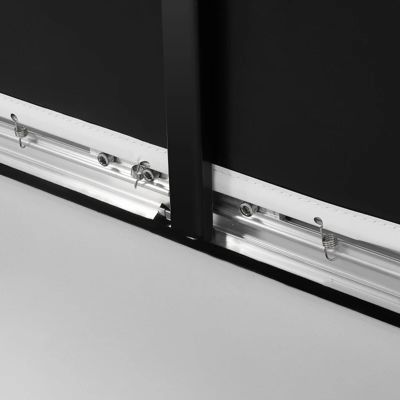 HOMCOM Telo Proiettore da 120 Pollici, Schermo Proiezione a Muro Compatibile con Proiettori LED e LCD per Casa o Ufficio