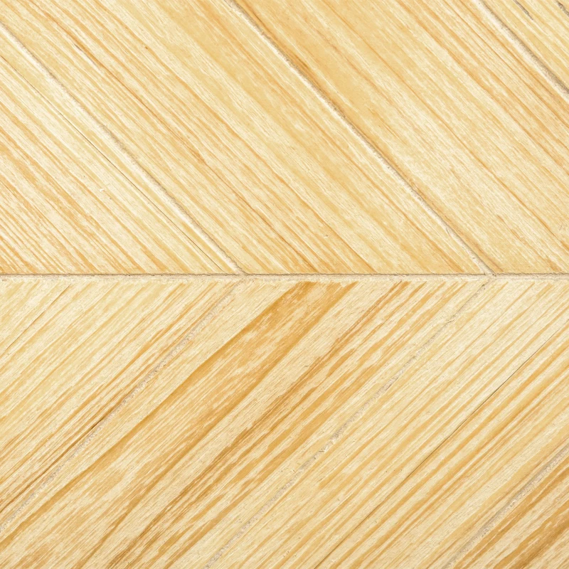 HOMCOM Mobile Porta TV Moderno con 2 Armadietti e Vano Centrale, Mobiletto Basso per TV fino 60'', Bianco e Color Legno, 120x40x44.6cm