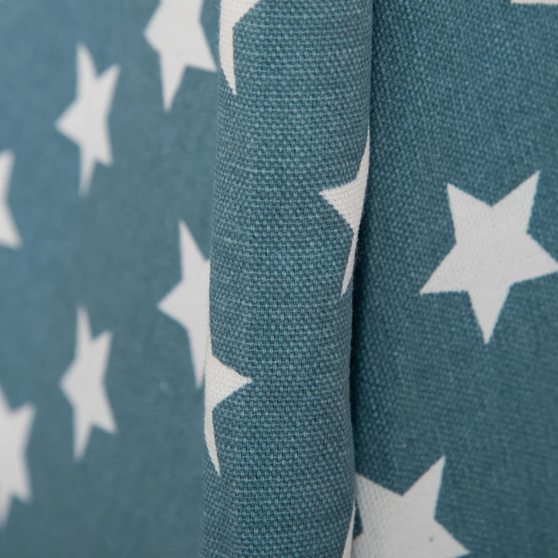 HOMCOM Namiot Tipi dla dzieci z matą podłogową i poduszką, niebieski + biały, 120 x 120 x 155 cm