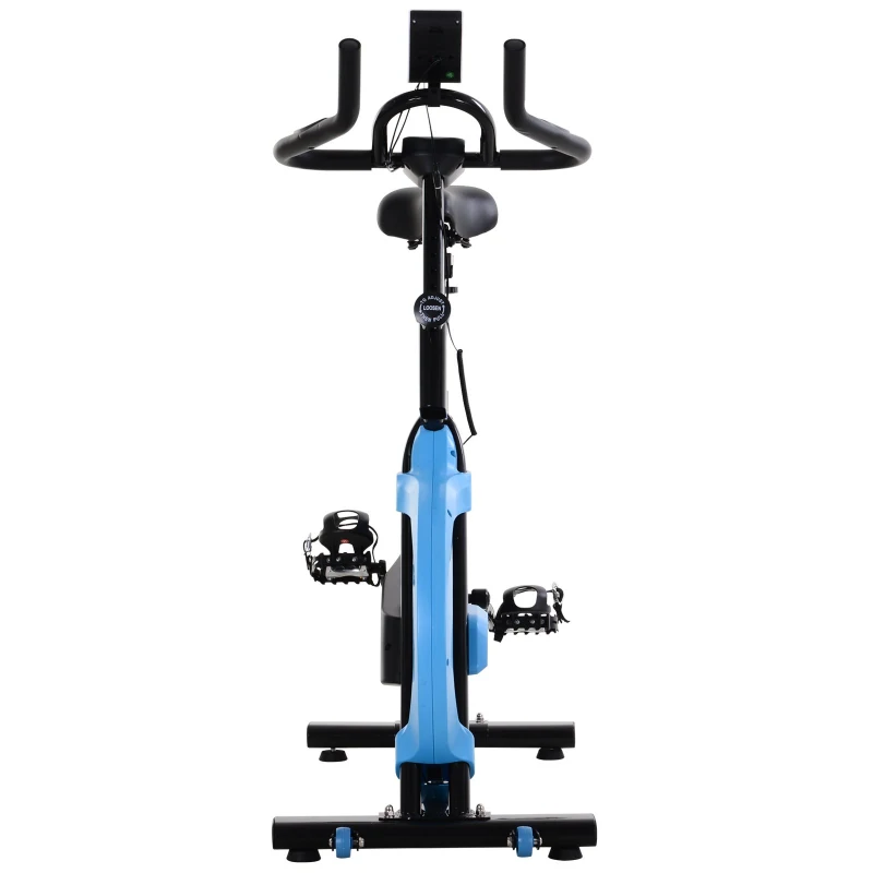 HOMCOM bicicleta fitness reglabila 47x104x103,5-114,5 cm