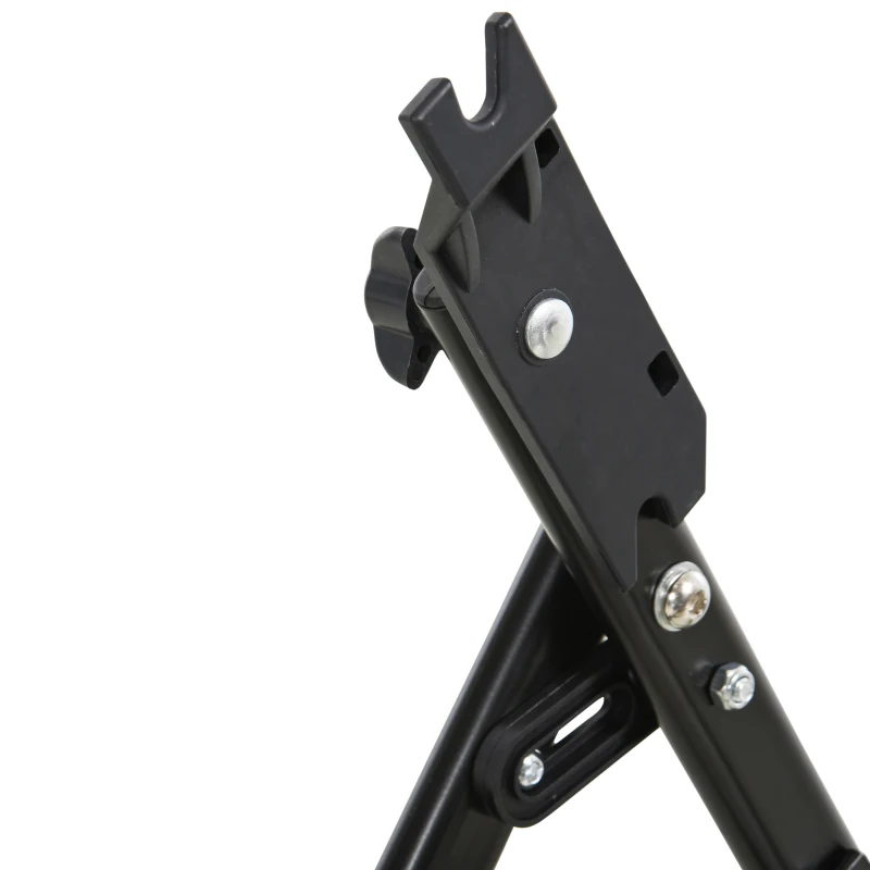 HOMCOM Suport pliabil pentru intretinerea rotilor de bicicleta de 20-29'', 58x28.5x43cm, negru