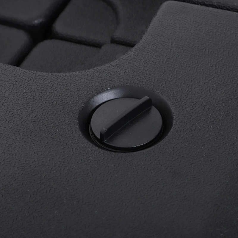 Outsunny Set 4 Baza Incrucisata pentru Umbrela de Gradina de Umplut cu Apa si Nisip,Negru, 51x51x12cm