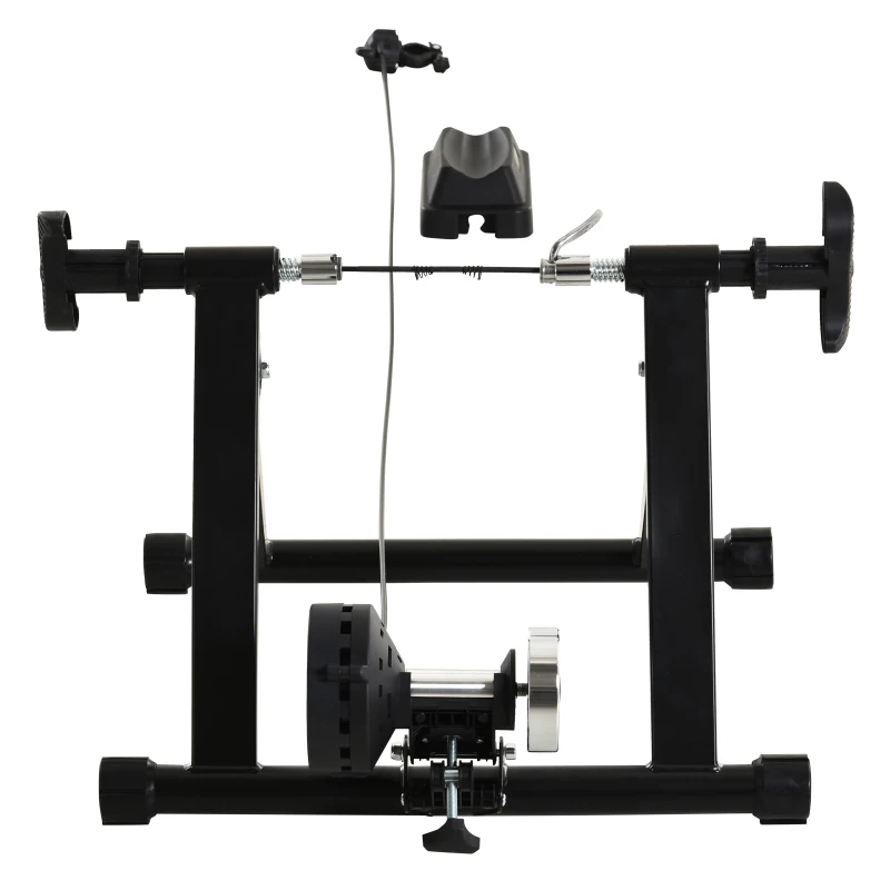 HomCom, suport pliabil pentru bicicleta si antrenament, 5 viteze