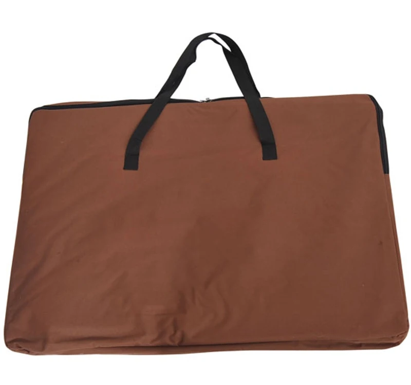 PawHut Geanta Caini Pisici Transport Animale de Companie, Pliabila, Cafea Cream 70x51x59cm