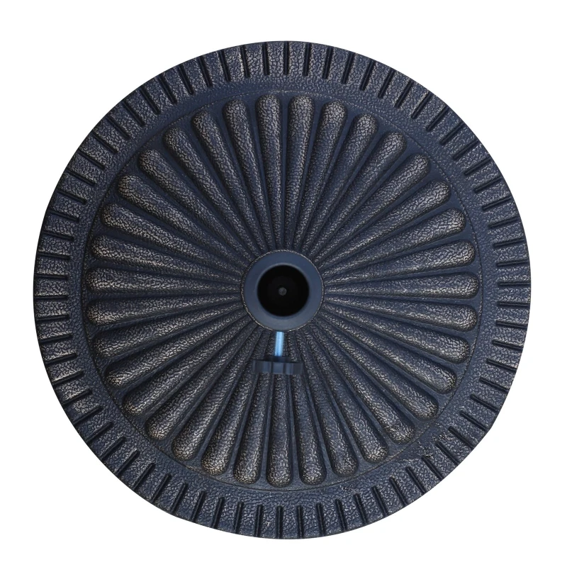 Outsunny Baza pentru Umbrela de Soare Diametru 3,8-4,8cm Desen Floral cu Manivela Greutate 15kg de Gradina Rasina 49x32cm