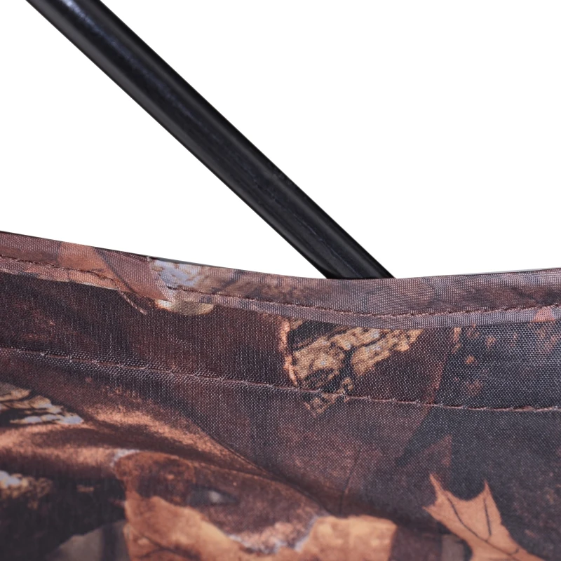 Outsunny Cort Stealth Camo pentru Vanat si Fotografie 2 Persoane 4 Geamuri Buna Vizibilitate, Tesatura Oxford,145x145x165cm