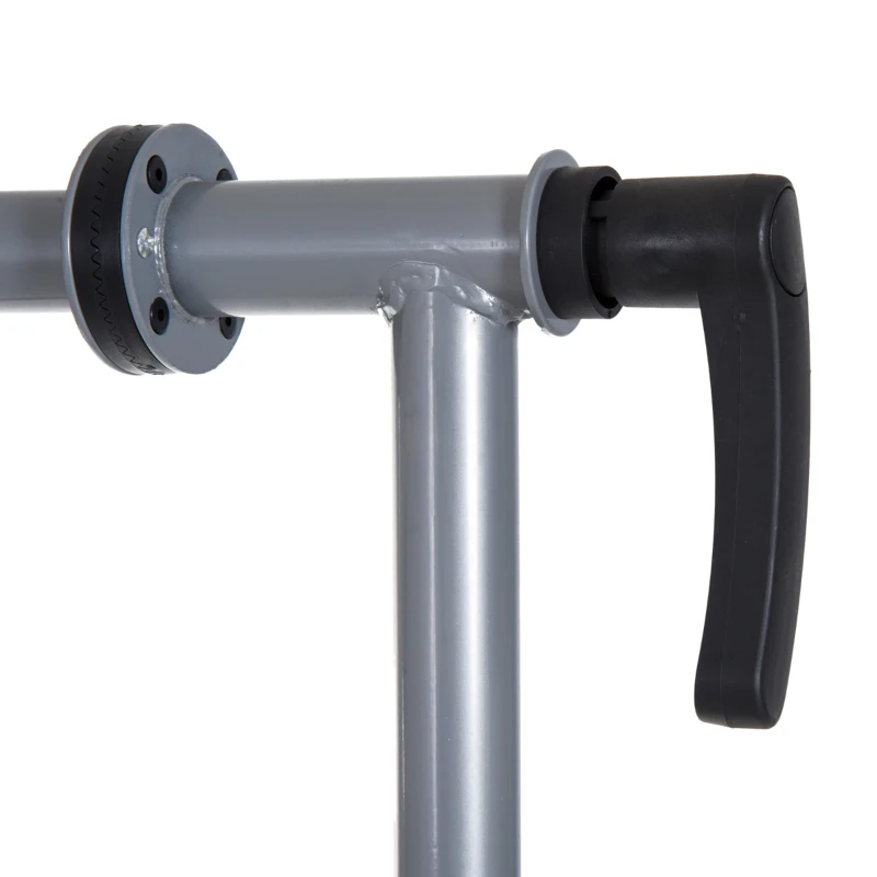 HOMCOM suport reparare bicicleta 75x75x100-160cm, negru