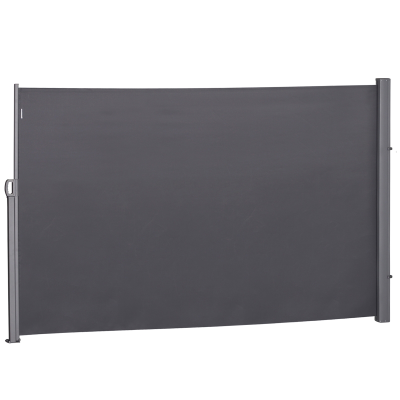 Outsunny Copertina pentru Exterior Extensibila Automata 0-3m in poliester, 300x160cm Gri