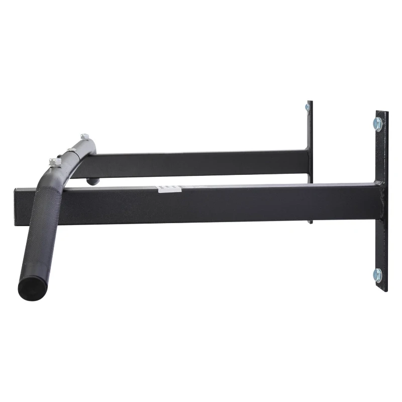 HOMCOM Bara Flotari la Perete Profesionala cu Schelet in Otel, 116 x 43 x 20cm, Negru