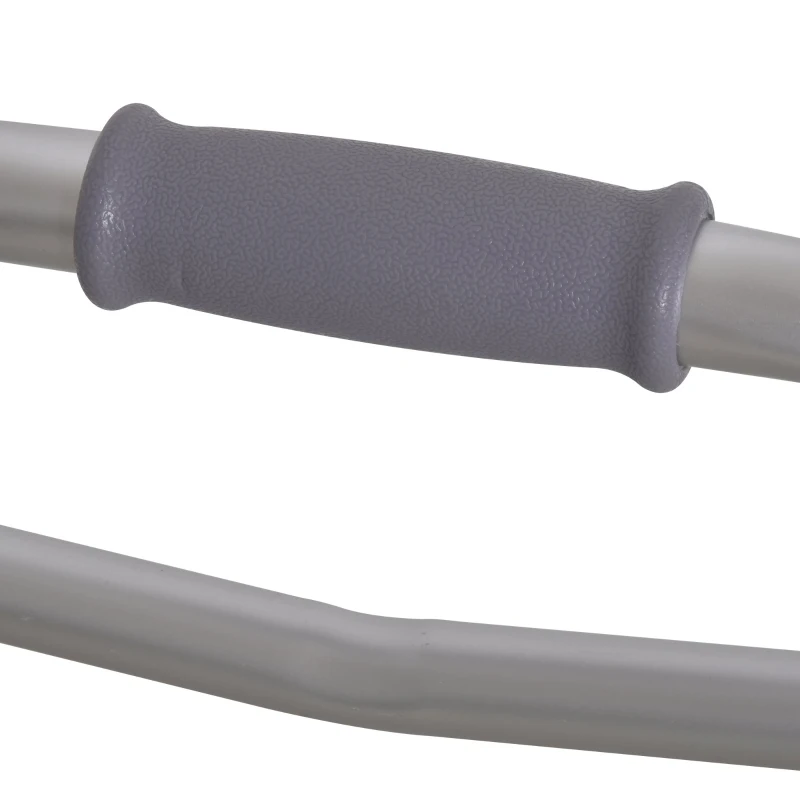 Homcom Premergator Pliabil si Super Lejer din Aluminiu cu 2 Roti si Inaltime Reglabila 77-95cm