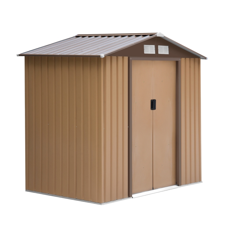 4goodz Gereedschapsschuur Metaal 154x206,5x181 Cm - Met Fundering