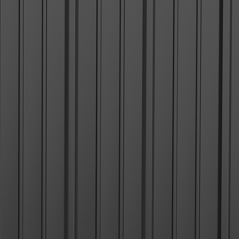 Outsunny Magazie de Gradina Pentru Unelte din Tabla de Otel cu Zavor, 161.5x94.5x196cm, Negru(m-9)
