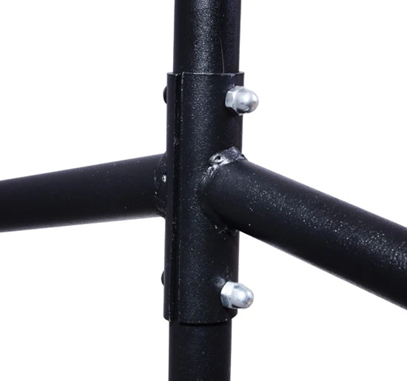 HOMCOM Suport pentru haine cu 4 roți de fier, 120x60x170cm