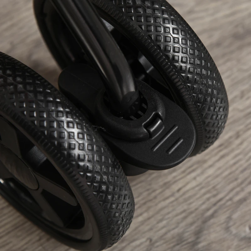 PawHut Carucior pentru animale de companie pliabil, cu centuri de siguranta, Albastru