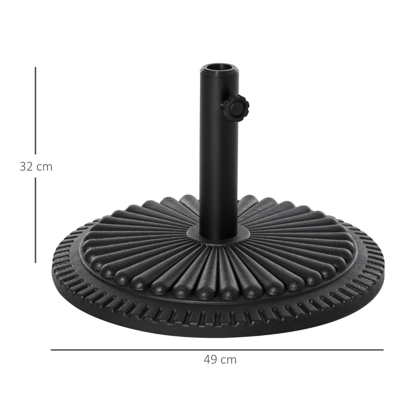 Outsunny Baza Rotunda Umbrela Gradina 15 kg