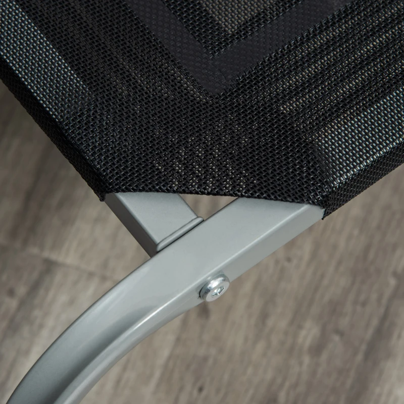 PawHut Saltea pentru caini pentru spatii interioare si exterioare Capacitate de pana la 32kg cu material care permite trecerea aerului 130x90x20cm negru