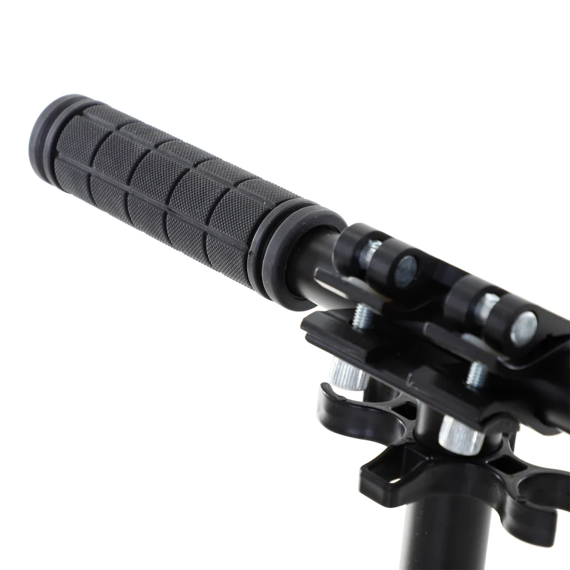 Homcom Trotineta pentru Adulti Pliabila din Aluminiu cu Manubriu Reglabil Negru