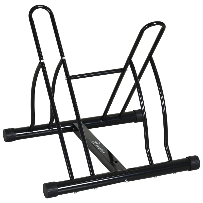 Homcom Suport Biciclete Parcare Bicicleta pentru Intern si Extern 60 x 54 x 57 cm