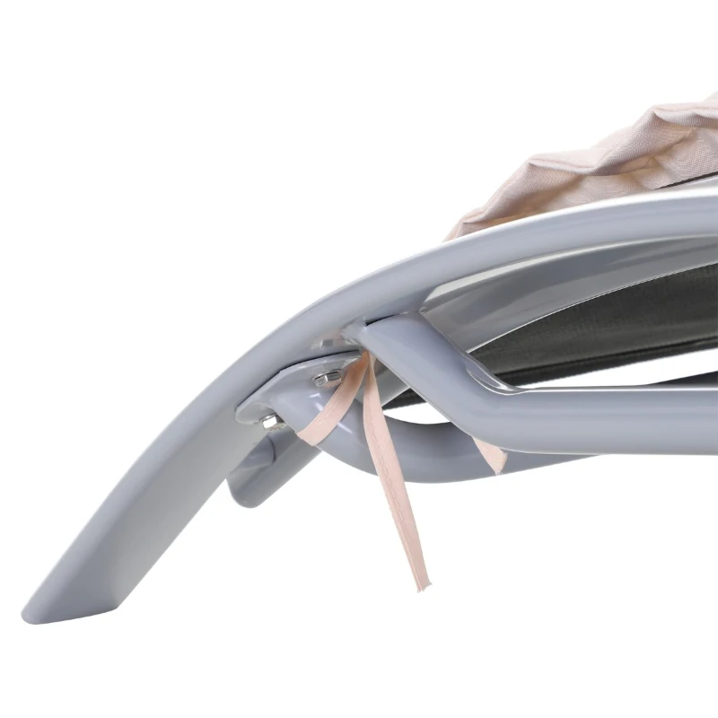 Outsunny Fotoliu sezlong de Gradina Fotoliu Relax Reclinabil din Aluminiu 170x64x80cm