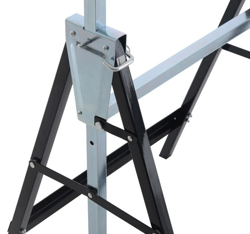 Homcom Set 2 Suporturi de Lucru – Pliabile, Telescopice Reglabile