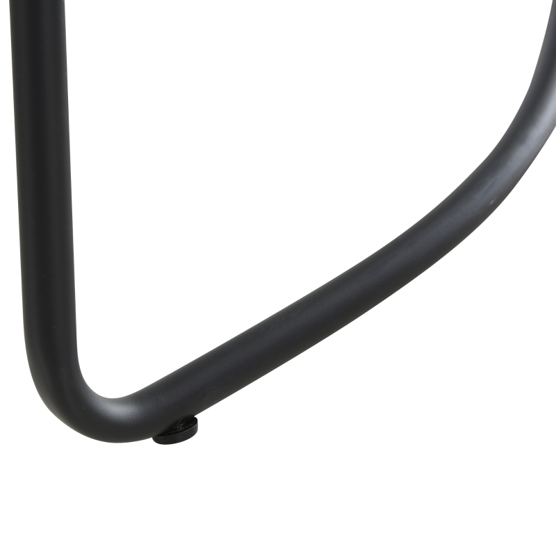 HOMCOM set 2 scaune bar, 49,5x44x71 cm, maro