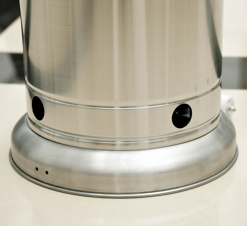 Outsunny® Edelstahl Gas-Heizstrahler / Heizpilz 5 - 12KW