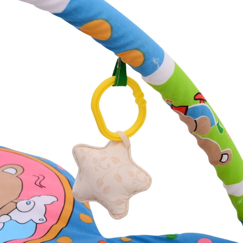 Krabbeldecke Babykrabbledecke Erlebnisdecke mit Spielbogen Krabbelmatte Spielmat Sieben Bärchen