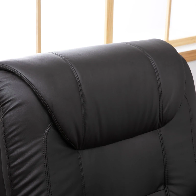 HOMCOM® Massagesessel mit Wärmefunktion | Massagestuhl | Braun | 100 x 93 x 105 cm