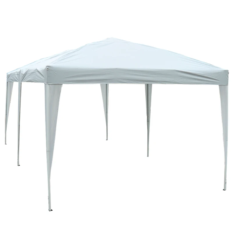 Outsunny® 3x6m Faltpavillon Partyzelt Gartenzelt weiß faltbar