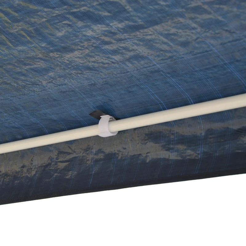 Outsunny® Pavillon Partyzelt 3x3m blau