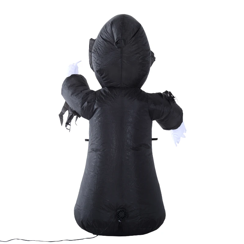 HOMCOM® Halloween Aufblasbares Spukgespenst Luftfigur Deko 120 cm