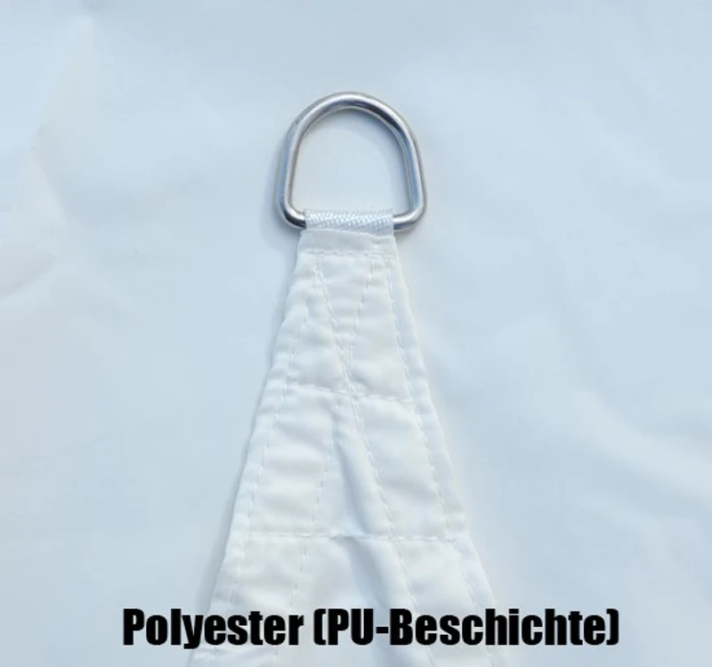 Sonnensegel Sonnendach Sonnenschutz  Neu - Maße: 5x5x5m | Farbe: Creme | Stoffe: 160g/m² Polyester