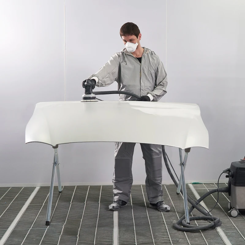 HOMCOM® Werkstatt Bock Auto Zubehör Lackierungen Stahl Baumwolle Belastbarkeit 350 kg