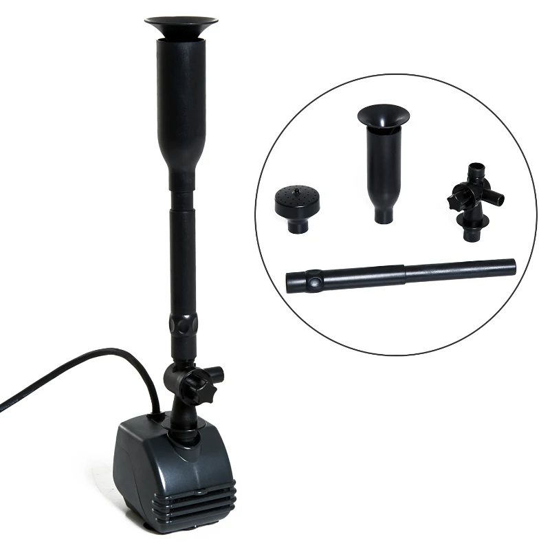 Outsunny® Tauchpumpe Teichpumpe Aquarium Schwarz 10,5x7,8x10,5cm