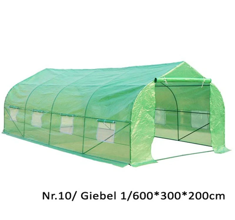 Folien Gewächshaus Foliengewächshaus Treibhaus Frühbeet Pflanzenhaus 600*300*200cm