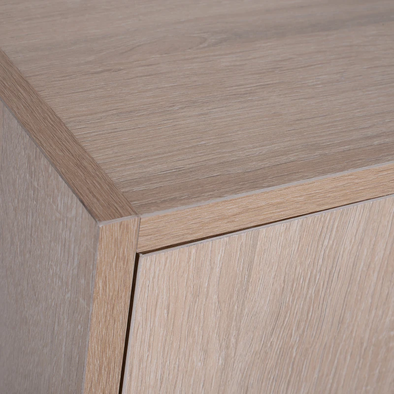 HOMCOM® Standregal mit 6 Fächern | Bücherregal | Schrank | Holz | 61,5 x 29,5 x 80 cm | Natur