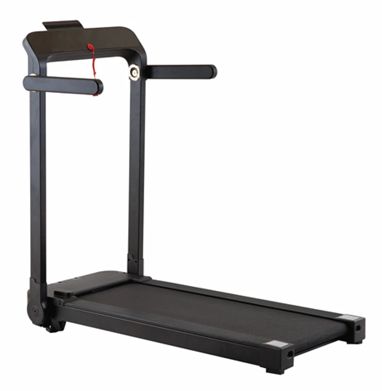 HOMCOM Home Laufband, Fitnessgeräte mit LED Display, Faltbar, Schwarz