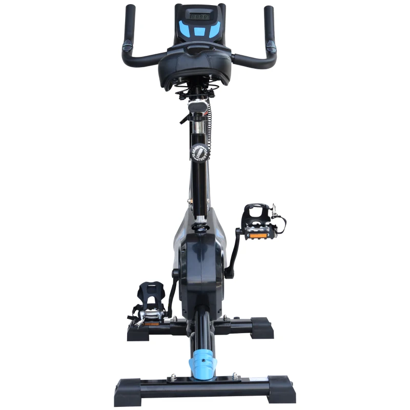 HOMCOM® Fahrradtrainer Heimtrainer Fitnessfahrrad Schwarz