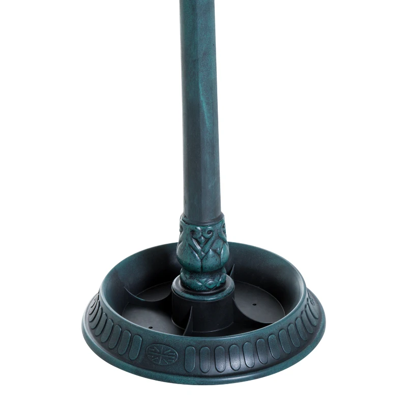 Outsunny® Vogeltränke Kunststoff Antik Grün
