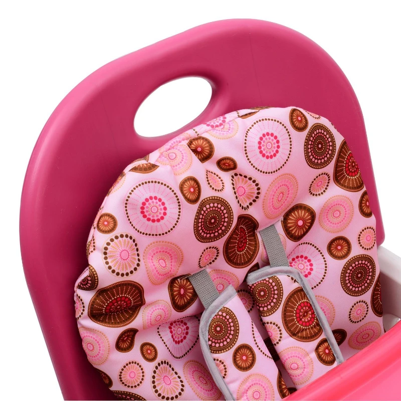 Kinderhochstuhl Kombihochstuhl Multifunktion Babyhochstuhl mit Schaukelfunktion rosa