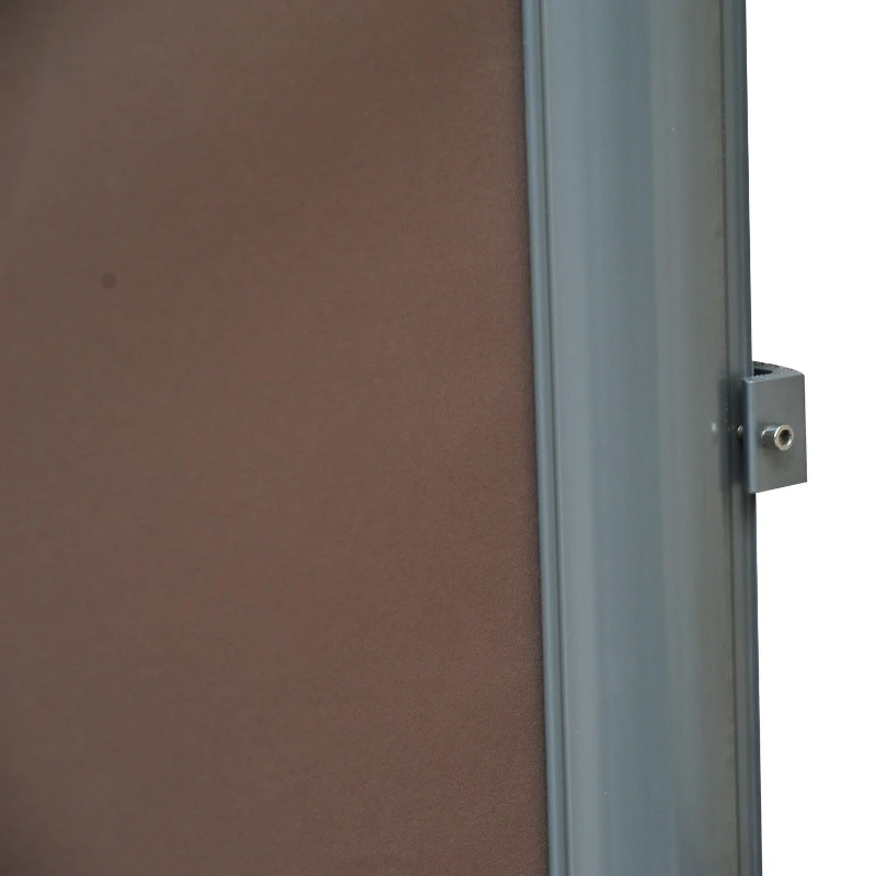 Outsunny® Seitenmarkise 1,6m x 3m braun Markise Sichtschutz Windschutz