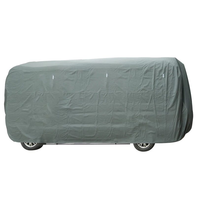 HOMCOM® Abdeckung Schutzhülle für Wohnmobil Grau 762x225x220cm