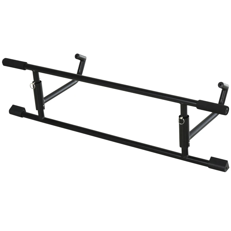 HOMCOM® Klimmzugstange pull up bar Reckstange für Türrahmen Stahl Schwarz