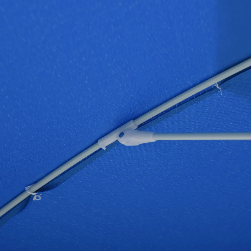 Outsunny® Sonnenschirm Strandschirm Kippfunktion Sonnenschutz verstellbar Blau